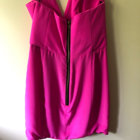 Naven Hot Pink NBD Dress Strapless - Picture 2 of 4
